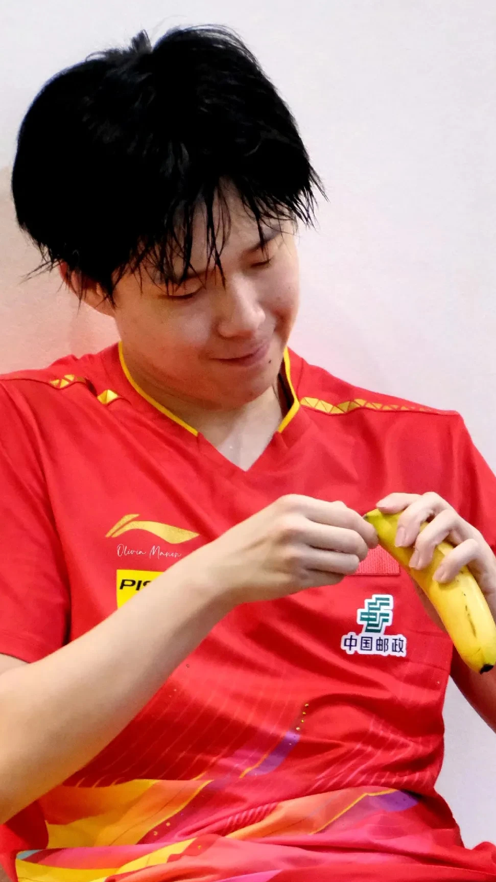 运动员在赛场上取得耀眼战果