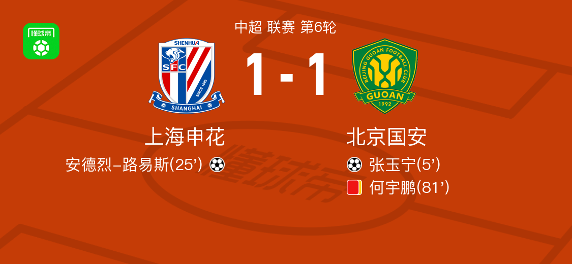 申花负国安：上海申花队惨遭北京国安队击败，遭受挫折