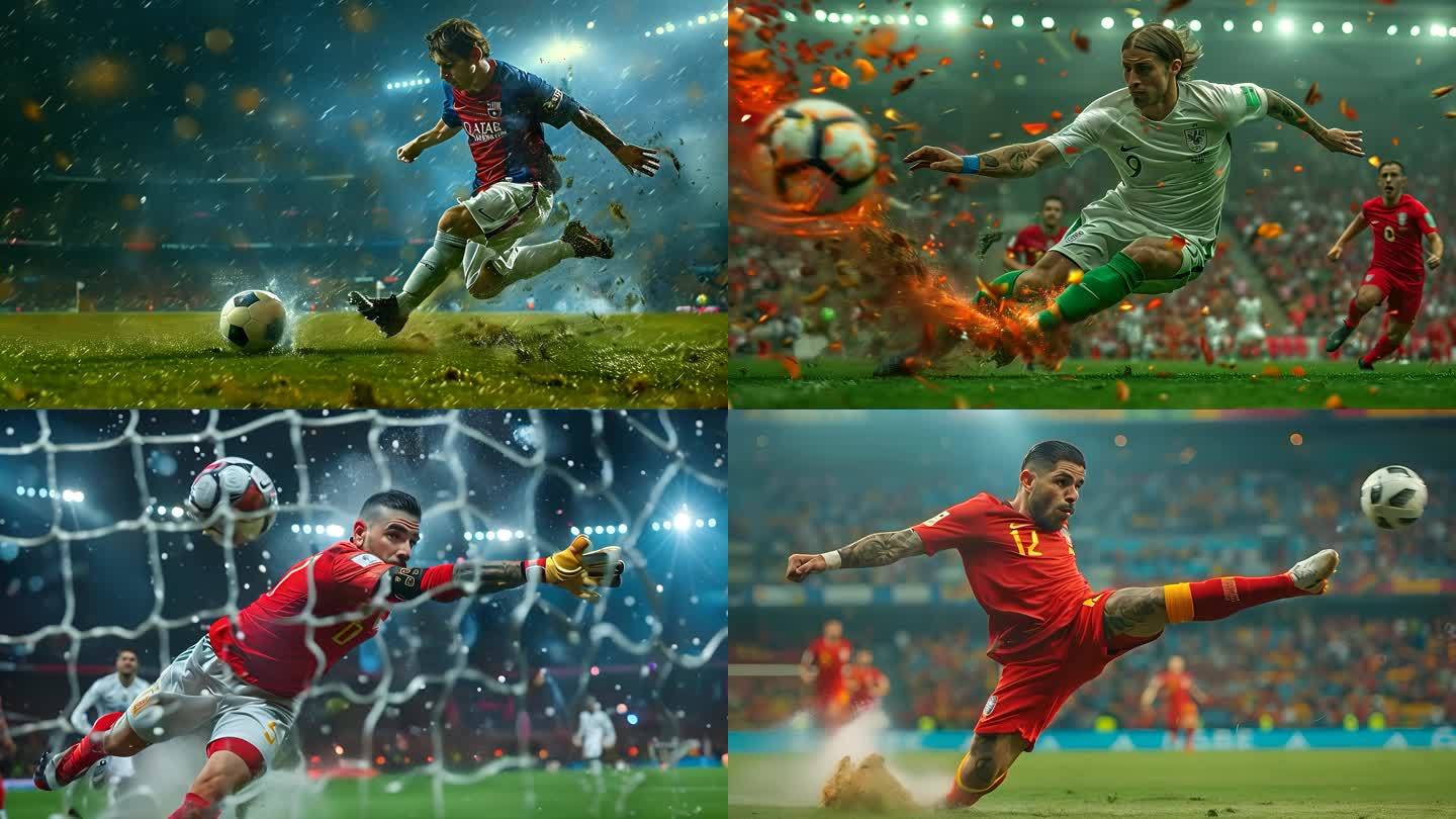 激烈足球赛事争霸开启,球员展现绝技 激烈足球赛事争霸开启,球员展现绝技