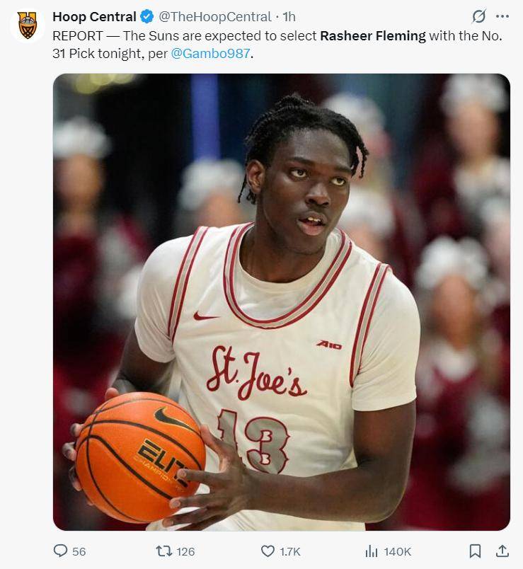 太阳前场球员名列榜首,数据表现惊人 太阳前场球员名列榜首,数据表现惊人